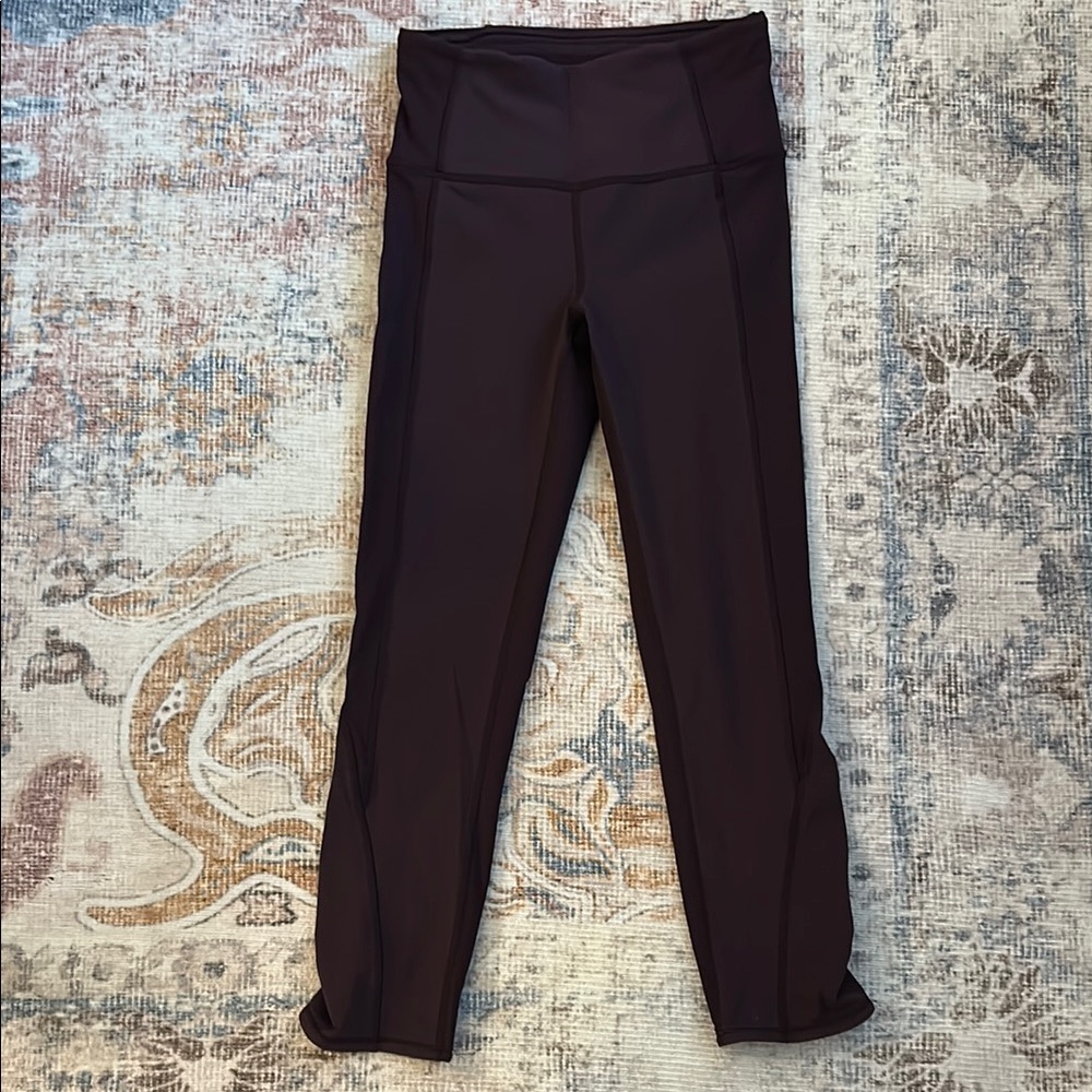 Lululemon Athletica Burgundy Leggings